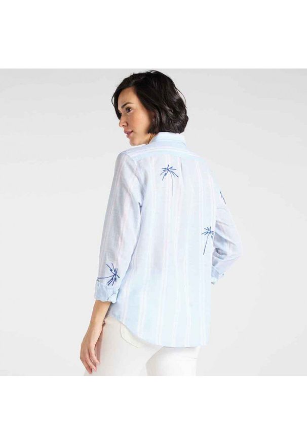 Lee - LEE ONE POCKET SHIRT DAMSKA KOSZULA SKY BLUE L45TIMNR 112110555