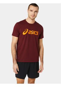 Asics T-Shirt Asics Big Logo Tee 2031A978 Czerwony Ahletic Fit. Kolor: czerwony. Materiał: bawełna