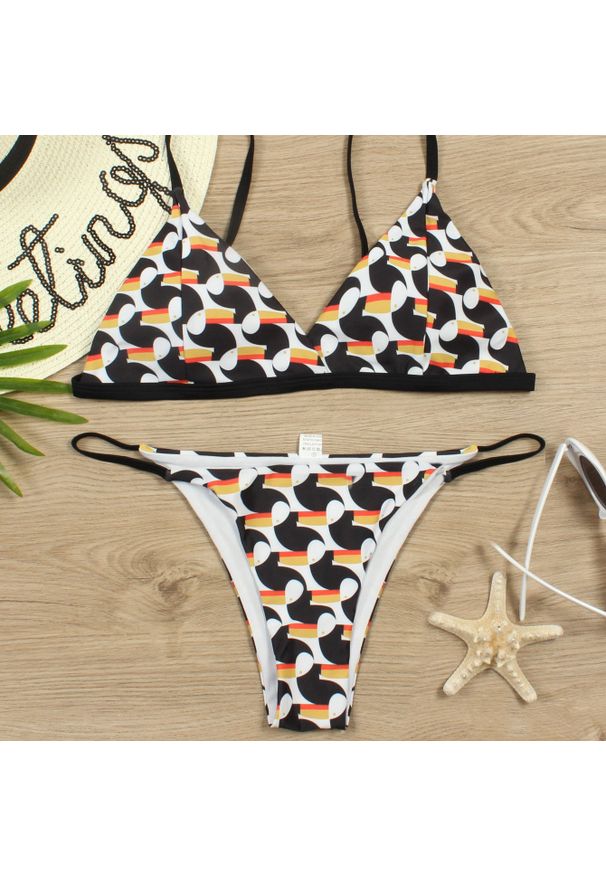 Intica - Dwuczęściowe bikini usztywniane na plażę i basen Jamee. Kolor: wielokolorowy. Materiał: materiał. Długość: długie