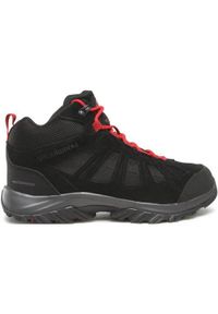 columbia - Buty do chodzenia męskie Columbia Redmond Iii Mid Waterproof. Wysokość cholewki: za kostkę. Zapięcie: sznurówki. Kolor: wielokolorowy, czarny. Materiał: guma, materiał, skóra, tkanina. Szerokość cholewki: normalna. Sport: turystyka piesza