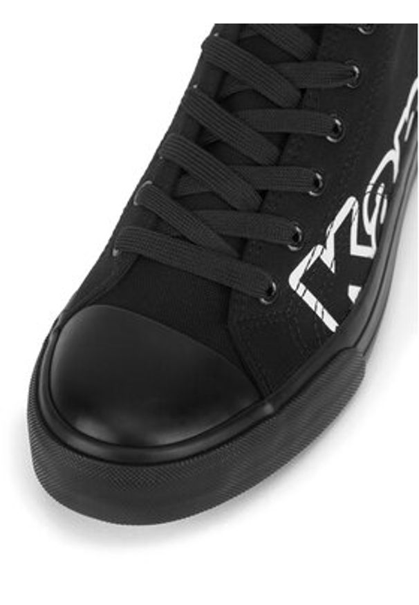 Kappa Trampki YL201413 Czarny. Kolor: czarny. Materiał: materiał