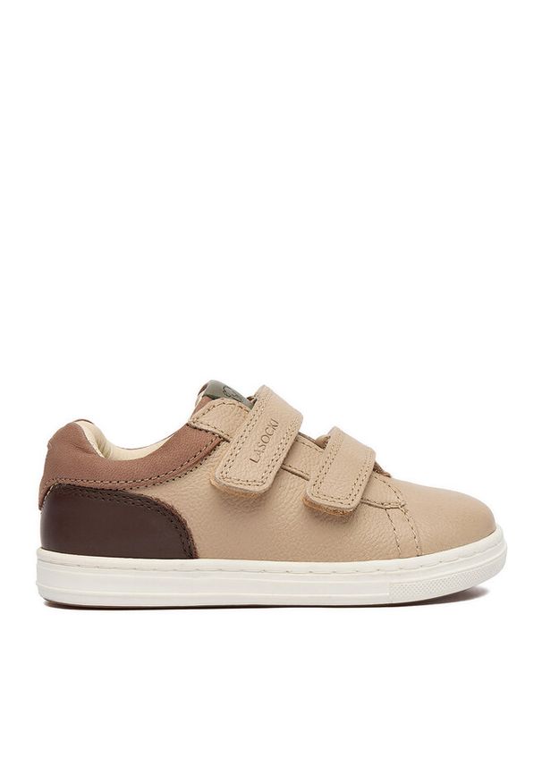 Sneakersy Lasocki Kids. Kolor: beżowy