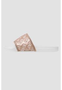 EA7 Emporio Armani - EA7 EMPORIO ARMANI Różowe klapki logowane, Rozmiar 36. Kolor: różowy #6