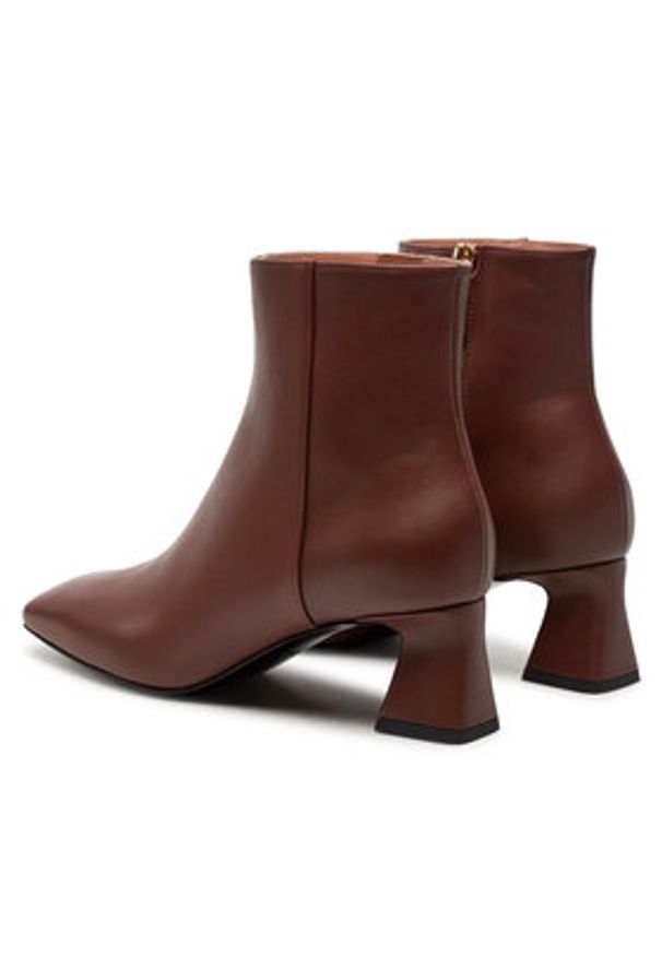 Pollini Botki SA21045C1LTD0217 Brązowy. Kolor: brązowy. Materiał: skóra
