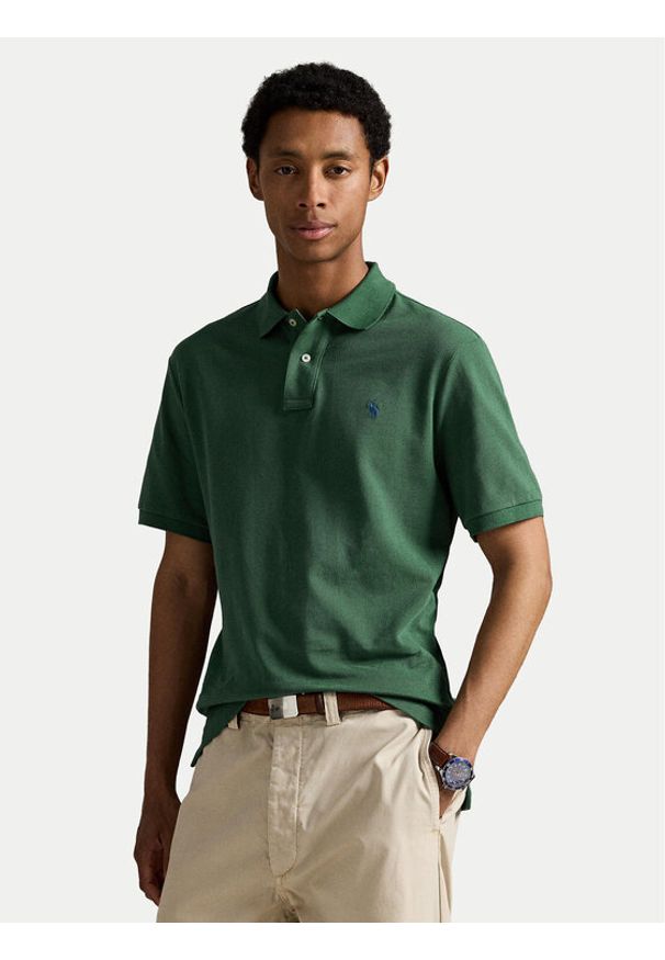 Polo Ralph Lauren Polo 710534735461 Zielony Regular Fit. Typ kołnierza: polo. Kolor: zielony. Materiał: bawełna