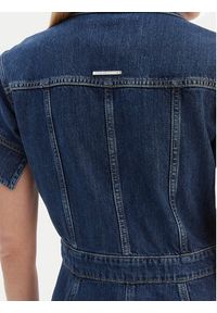Karl Lagerfeld - KARL LAGERFELD Sukienka jeansowa B1W13037 Niebieski Regular Fit. Typ kołnierza: dekolt w karo. Kolor: niebieski. Materiał: bawełna #5