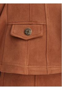 Rinascimento Kurtka z imitacji skóry CFC0127914003 Brązowy Slim Fit. Kolor: brązowy. Materiał: skóra #4