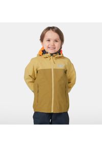 Dziecięca wodoodporna kurtka z kapturem Helly Hansen Shelter 2.0. Typ kołnierza: kaptur. Kolor: brązowy