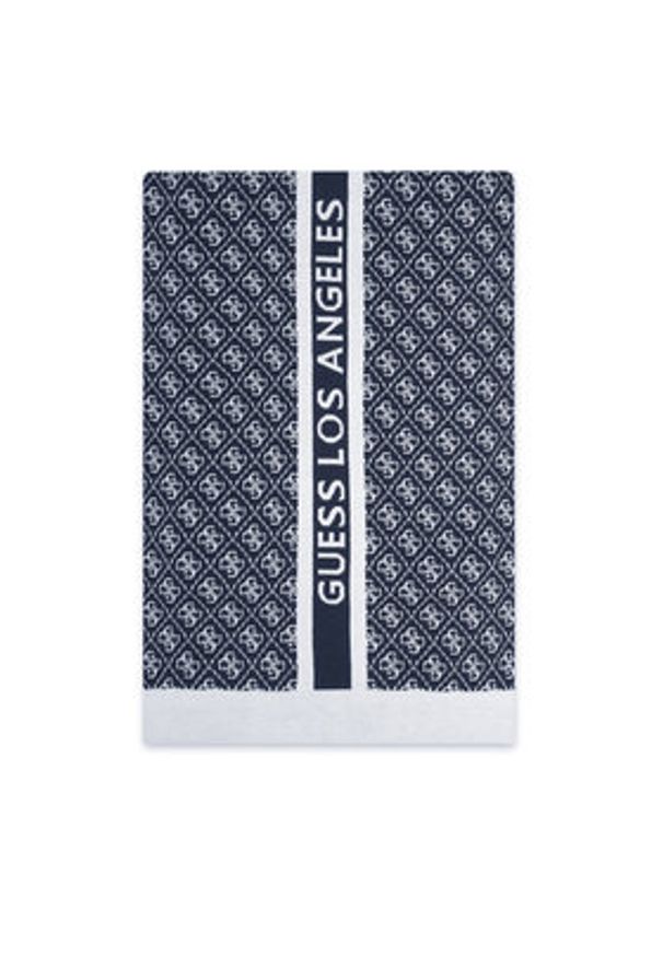 Guess Szalik W4BZ22 Z3JD2 Granatowy. Kolor: niebieski. Materiał: poliester, materiał