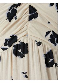 Vero Moda Sukienka letnia Dicthe 10341603 Beżowy Regular Fit. Kolor: beżowy. Materiał: bawełna. Sezon: lato #5