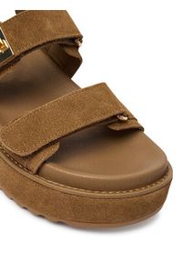Steve Madden Sandały Bigmona 11003034 Brązowy. Kolor: brązowy. Materiał: zamsz, skóra #4