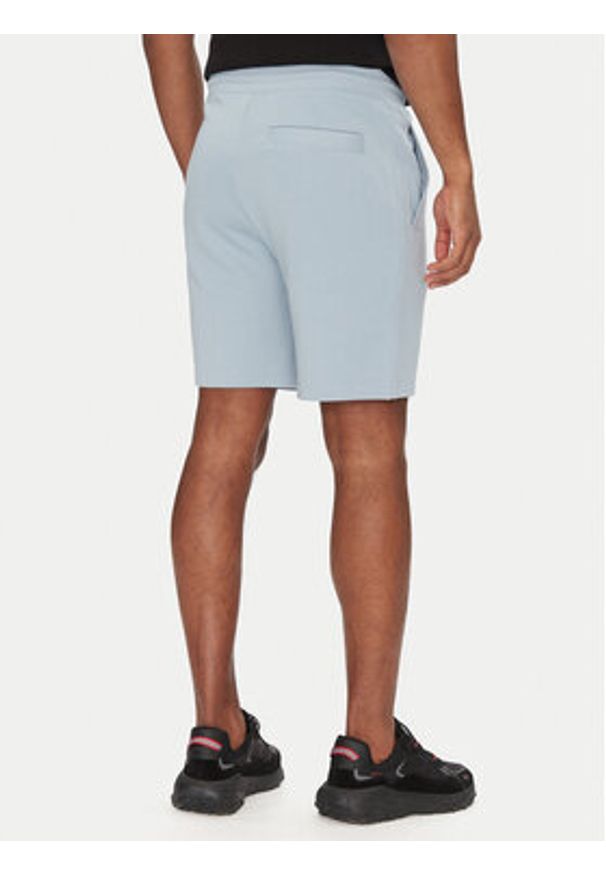 Hugo - HUGO Szorty sportowe Diz222 50466196 Błękitny Regular Fit. Kolor: niebieski. Materiał: bawełna. Styl: sportowy