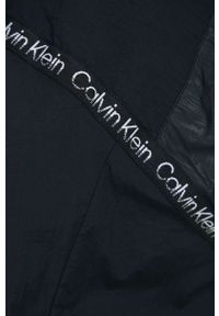 Calvin Klein Performance kurtka treningowa Active Icon kolor czarny przejściowa oversize. Kolor: czarny. Materiał: skóra, materiał. Długość: długie #6