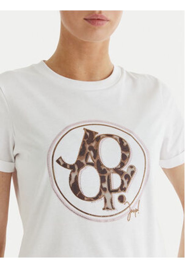 JOOP! T-Shirt Tova 30102423 Biały Regular Fit. Kolor: biały. Materiał: bawełna