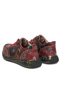Laura Vita Sneakersy Burton 36 Czerwony. Kolor: czerwony. Materiał: skóra #3