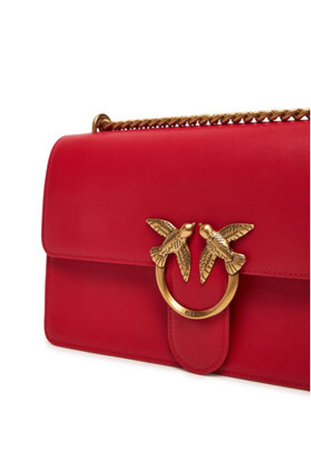 Pinko - PINKO Torebka Love One Classic Dc PE 25 PCPL 100941 A0F1 Czerwony. Kolor: czerwony. Materiał: skórzane