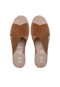 Manebi Espadryle Double Sole X Bands Sandals R 3.9 DX Brązowy. Kolor: brązowy. Materiał: zamsz, skóra #6