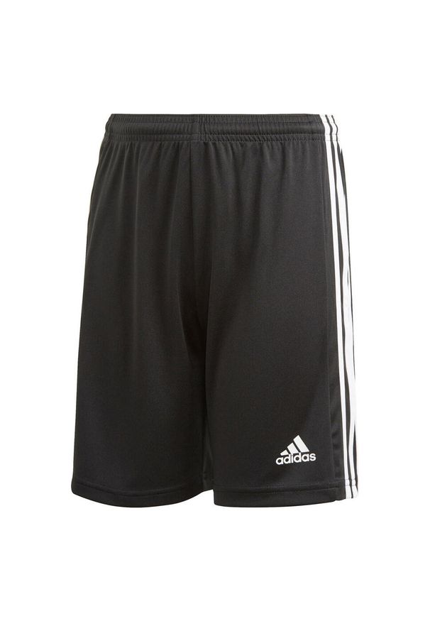 Adidas - Spodenki piłkarskie dla dzieci adidas Squadra 21 Short. Kolor: biały, wielokolorowy, czarny. Materiał: poliester. Długość: krótkie. Styl: sportowy