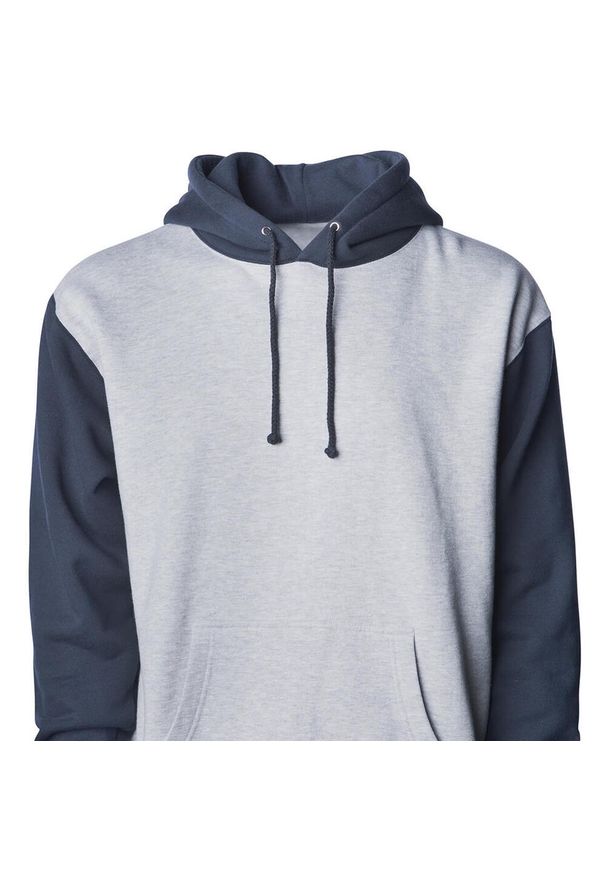 INDEPENDENT - Męska Bluza Z Kapturem Heather Heavyweight. Typ kołnierza: kaptur. Kolor: niebieski