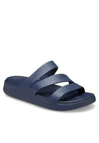 Crocs Klapki Getaway Strappy 209587 Granatowy. Kolor: niebieski