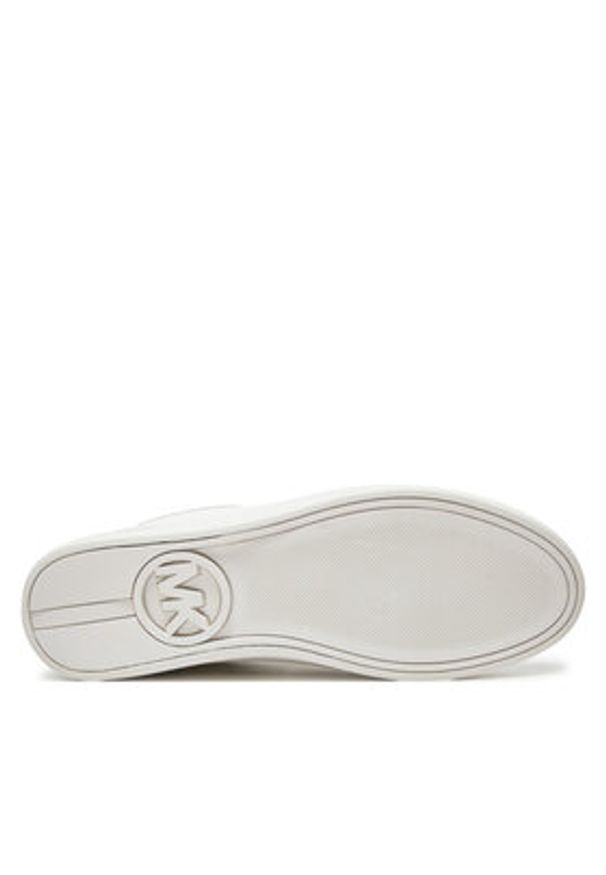 MICHAEL Michael Kors Sneakersy Keaton Zip Slip On 43R5KEFP1L Biały. Zapięcie: bez zapięcia. Kolor: biały. Materiał: skóra