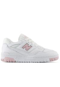 Buty damskie New Balance BBW550VC - białe. Okazja: na co dzień. Kolor: biały. Materiał: materiał, skóra, syntetyk. Szerokość cholewki: normalna