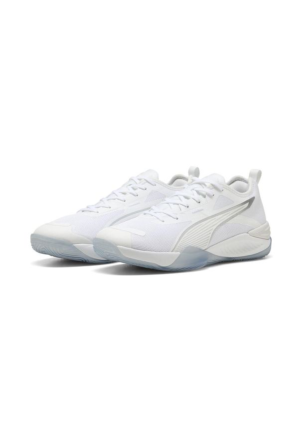 Puma - Buty do piłki ręcznej unisex Eliminate NITRO™ 4 PUMA. Kolor: biały, wielokolorowy, szary
