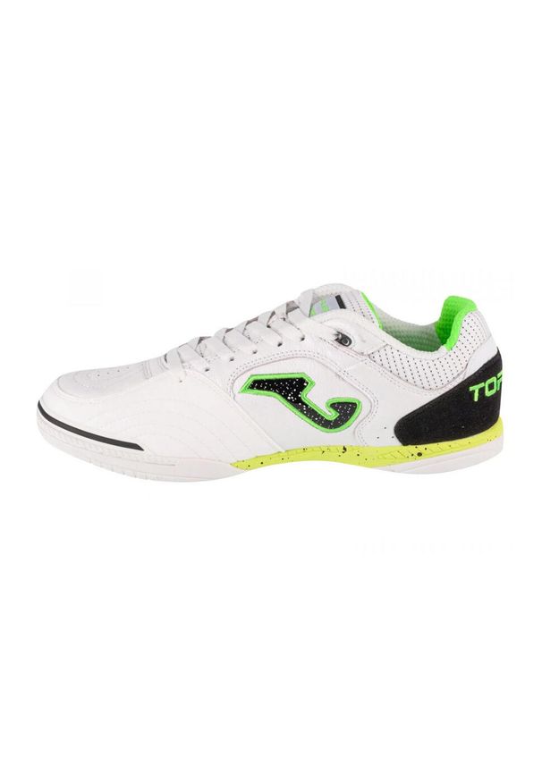 Joma - Męskie Buty Sportowe Top Flex Z Kontrastowymi Detalami. Kolor: zielony, biały, wielokolorowy. Sport: turystyka piesza