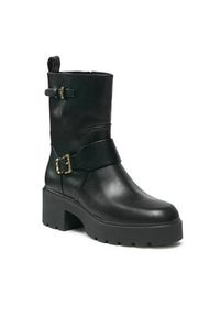 MICHAEL Michael Kors Botki Perry Bootie 40F3PYME5L Czarny. Kolor: czarny. Materiał: skóra