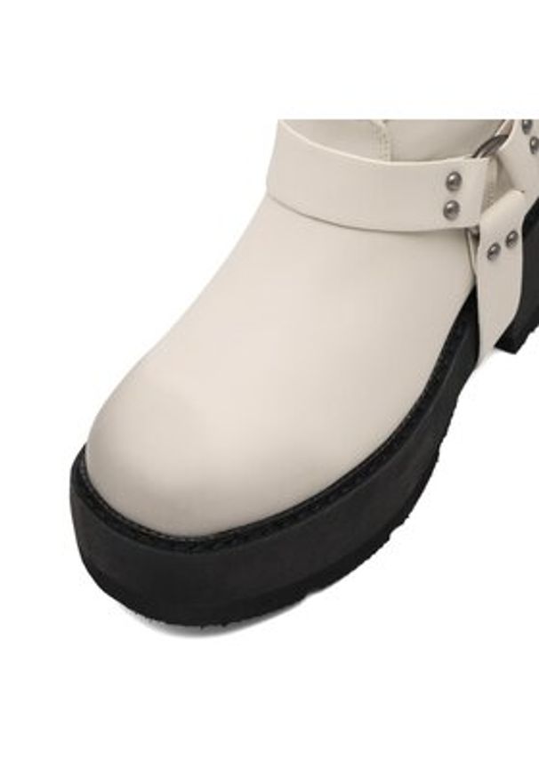 Jenny Fairy Kozaki WS22236-04 Biały. Kolor: biały. Materiał: syntetyk