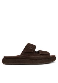 Timberland Klapki TB0A2755EIV1 Brązowy. Kolor: brązowy. Materiał: zamsz, skóra #1