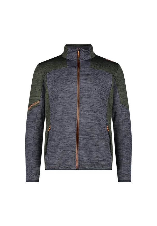 Bluza męska turystyczna CMP 34G1567. Kolor: niebieski. Materiał: polar. Sport: turystyka piesza