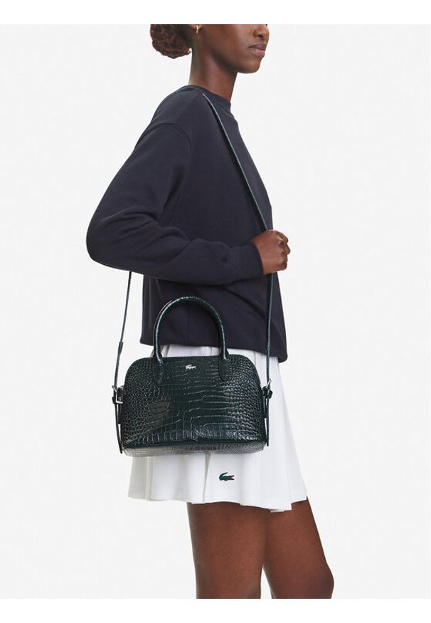 Lacoste Torebka NF4983KL Zielony. Kolor: zielony. Materiał: skórzane