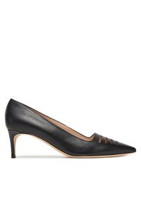 Pollini Czółenka PA10145C0MPA200A Czarny. Kolor: czarny. Materiał: skóra. Obcas: na szpilce