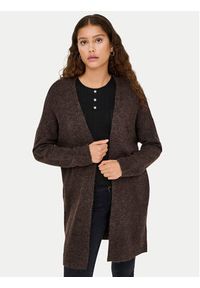 only - ONLY Kardigan Talio 15358604 Brązowy Regular Fit. Kolor: brązowy. Materiał: syntetyk #6