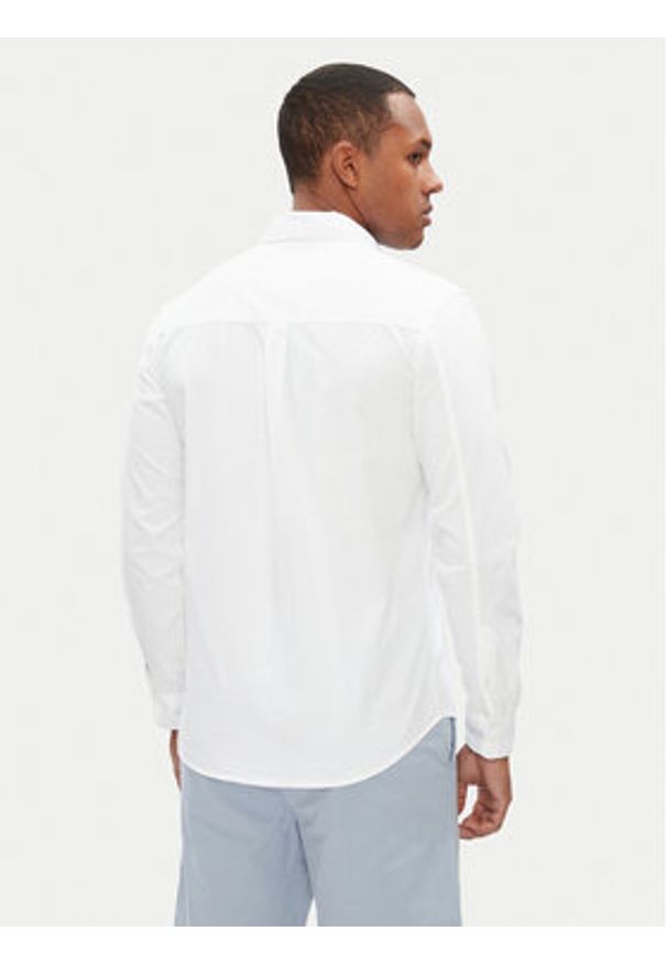 Pepe Jeans Koszula Phil PM308274 Biały Regular Fit. Kolor: biały. Materiał: bawełna
