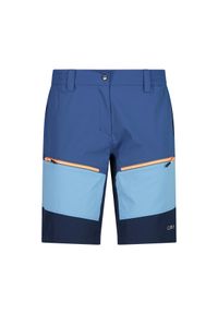 Szorty damskie CMP. Kolor: niebieski. Sport: turystyka piesza #1