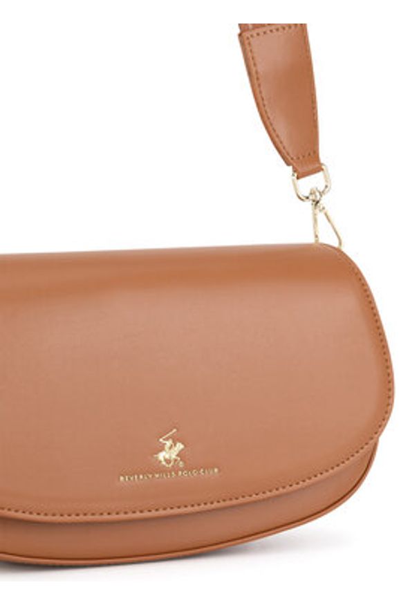 Beverly Hills Polo Club Torebka BHPC-S-001-07 Brązowy. Kolor: brązowy