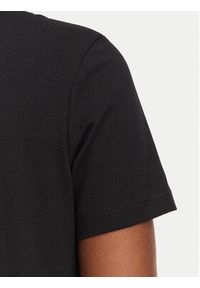 Karl Lagerfeld - KARL LAGERFELD T-Shirt B2W17094 Czarny Regular Fit. Typ kołnierza: dekolt w karo. Kolor: czarny. Materiał: bawełna #2