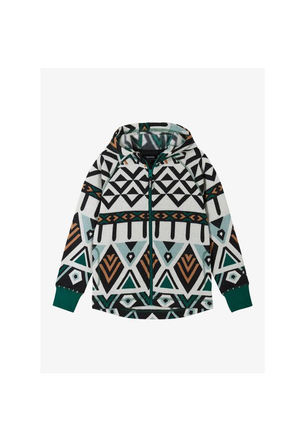 Bluza dziecięca Reima Northern. Kolor: zielony