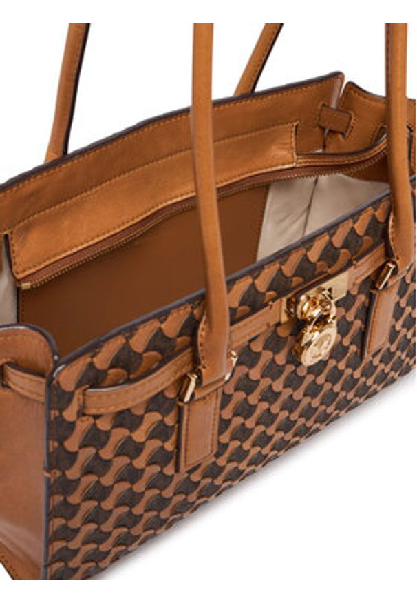MICHAEL Michael Kors Torebka 30R6GNXT0T Brązowy. Kolor: brązowy. Materiał: skórzane