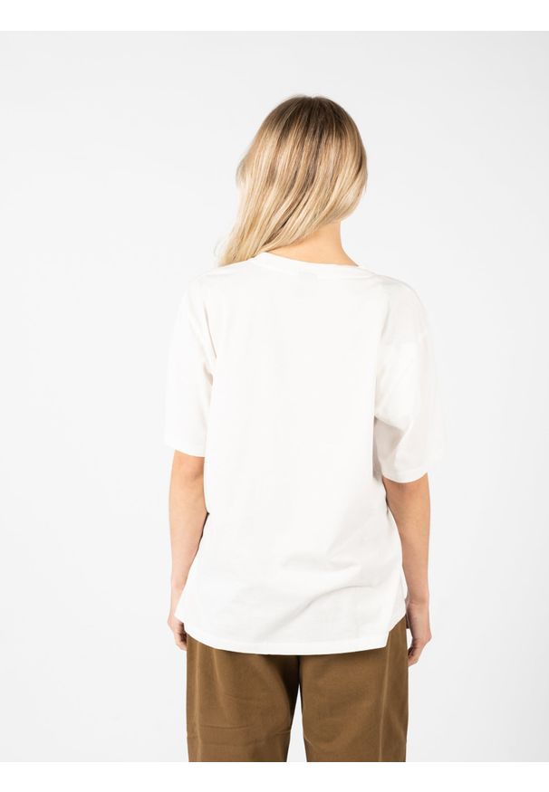Pinko T-shirt "Amasia" | 1G16UD Y6K7 | Kobieta | Biały. Kolor: biały. Materiał: bawełna. Wzór: napisy