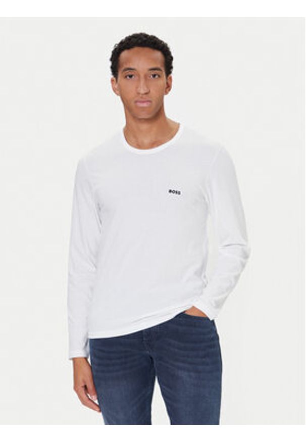 BOSS Komplet 3 longsleeve Classic 50492321 Kolorowy Regular Fit. Materiał: bawełna. Długość rękawa: długi rękaw. Wzór: kolorowy