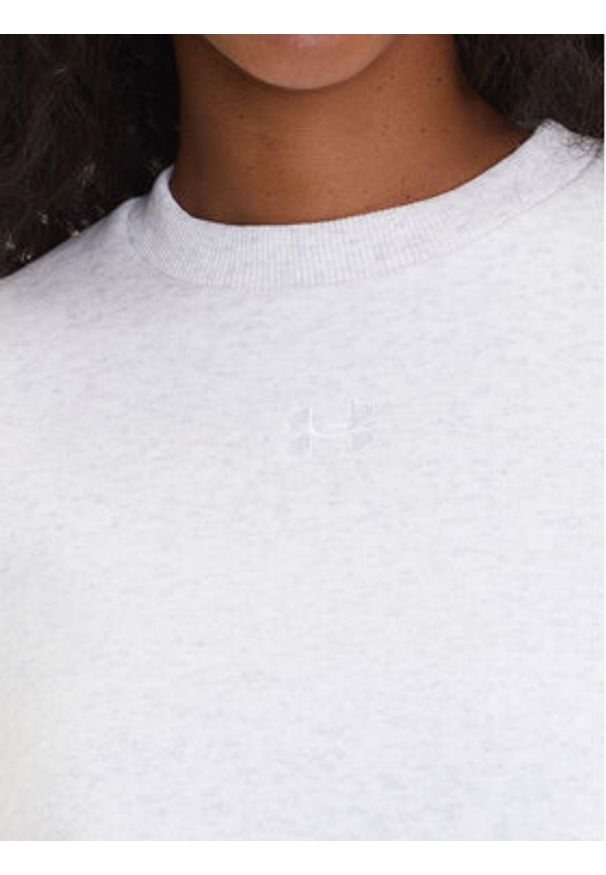 Under Armour Bluza Ua Rival 1386463 Biały Oversize. Kolor: biały. Materiał: bawełna