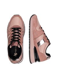 Beverly Hills Polo Club Sneakersy W-3C098-2A324 Różowy. Kolor: różowy. Materiał: zamsz, skóra #6