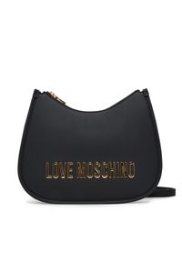 Love Moschino - LOVE MOSCHINO Torebka JC4021PP1NKD0000 Czarny. Kolor: czarny. Materiał: skórzane