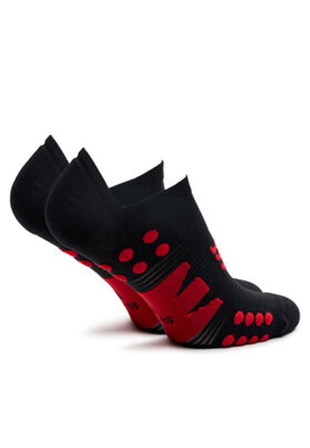 Compressport Skarpety stopki unisex XU00045B Czarny. Kolor: czarny. Materiał: bawełna