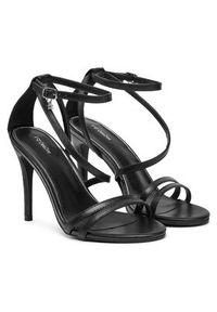 DeeZee Sandały F89725-252 Czarny. Kolor: czarny. Materiał: skóra