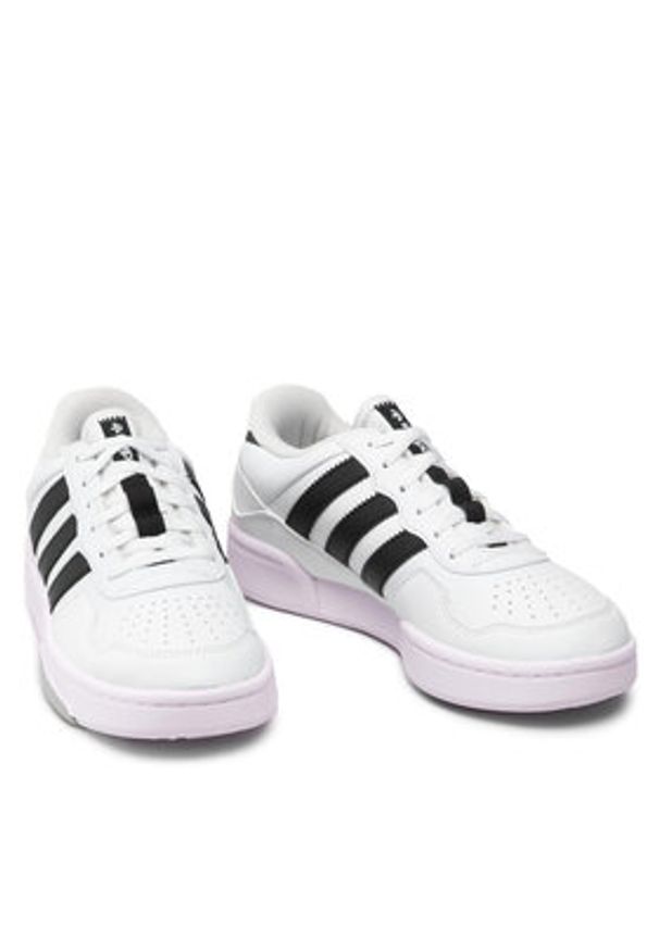 Adidas - adidas Sneakersy Courtic J GY3641 Biały. Kolor: biały. Materiał: skóra
