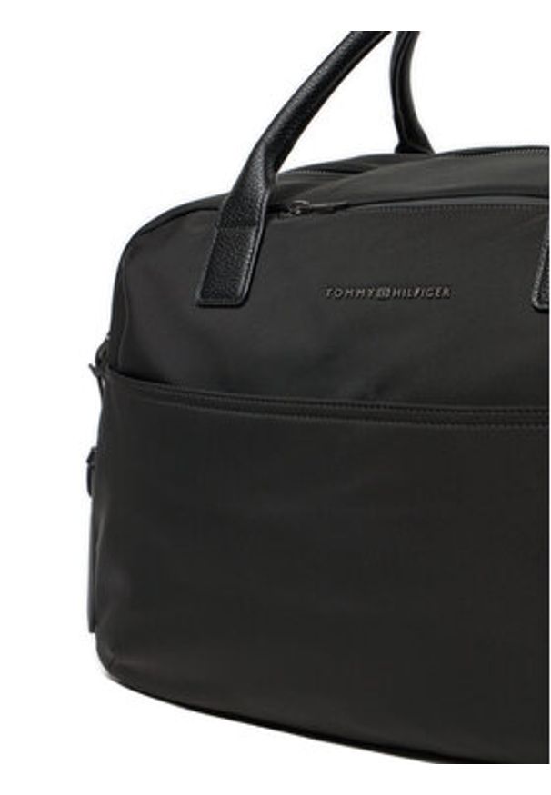 TOMMY HILFIGER - Tommy Hilfiger Torba AM0AM13078 Czarny. Kolor: czarny. Materiał: materiał